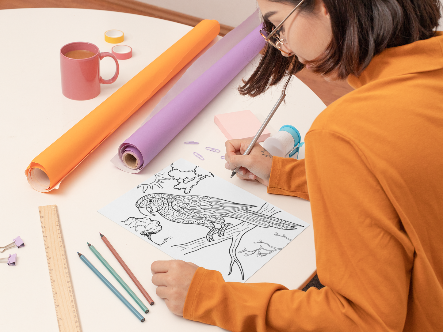 Satisfying Coloring Book for Adults