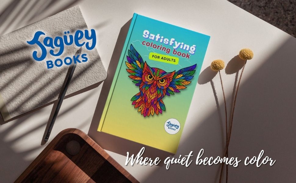 Satisfying Coloring Book for Adults