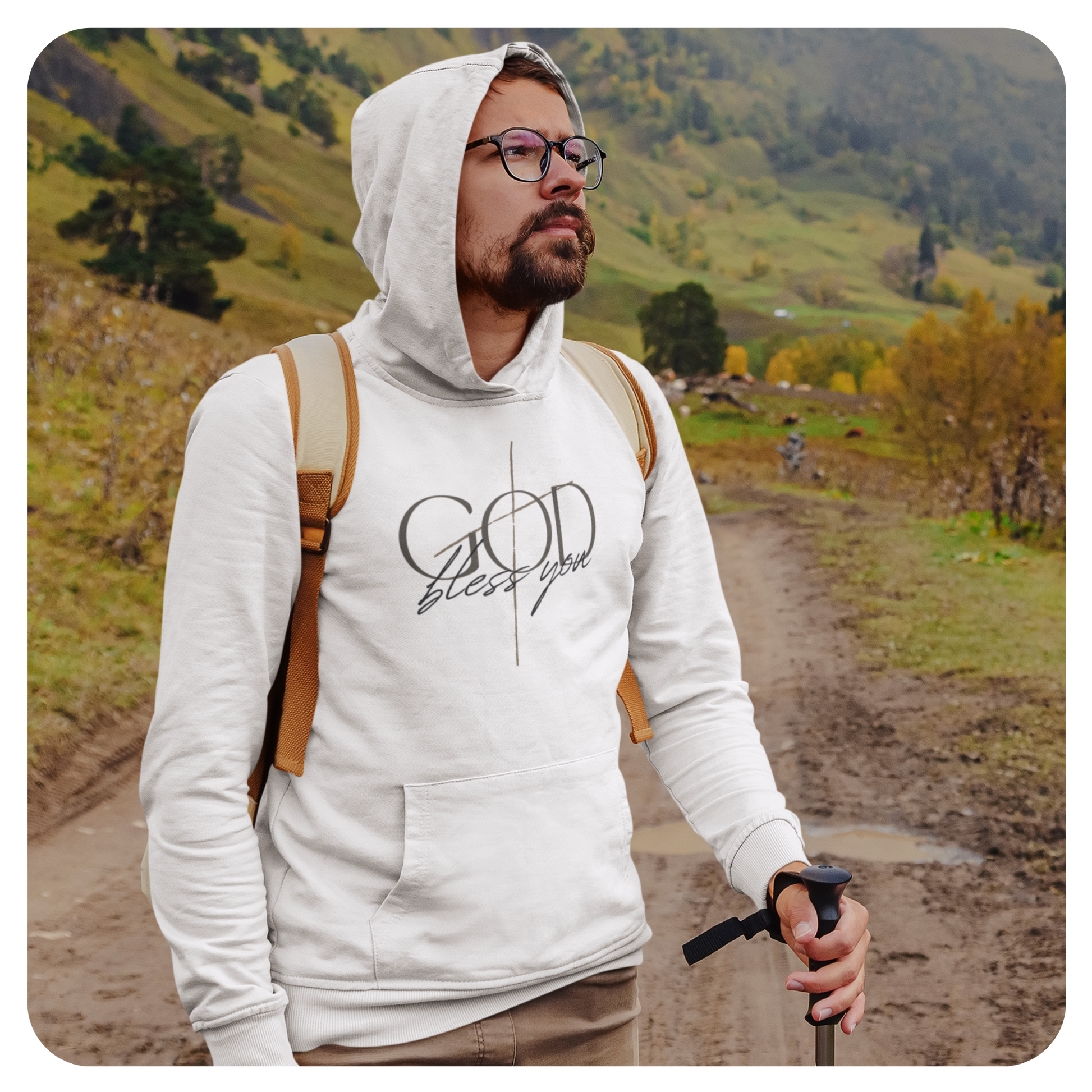 Unisex Hoodie - God Bless You -BeFaithinStyle.