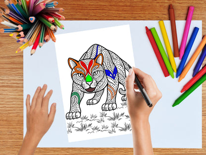 Satisfying Coloring Book for Adults