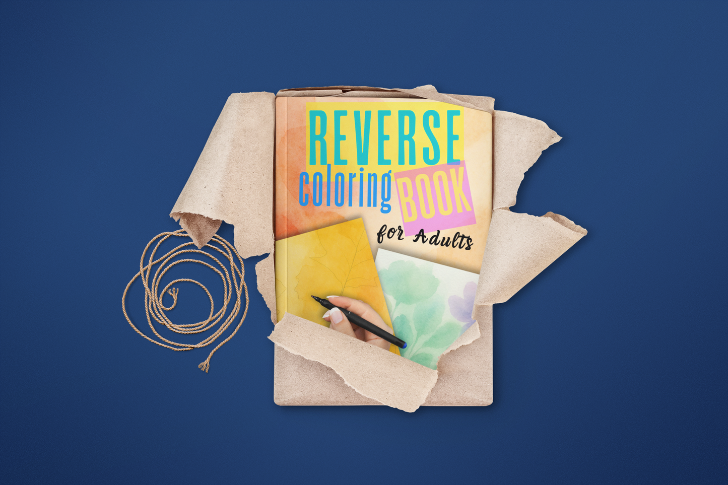 Reverse Coloring Book for Adults