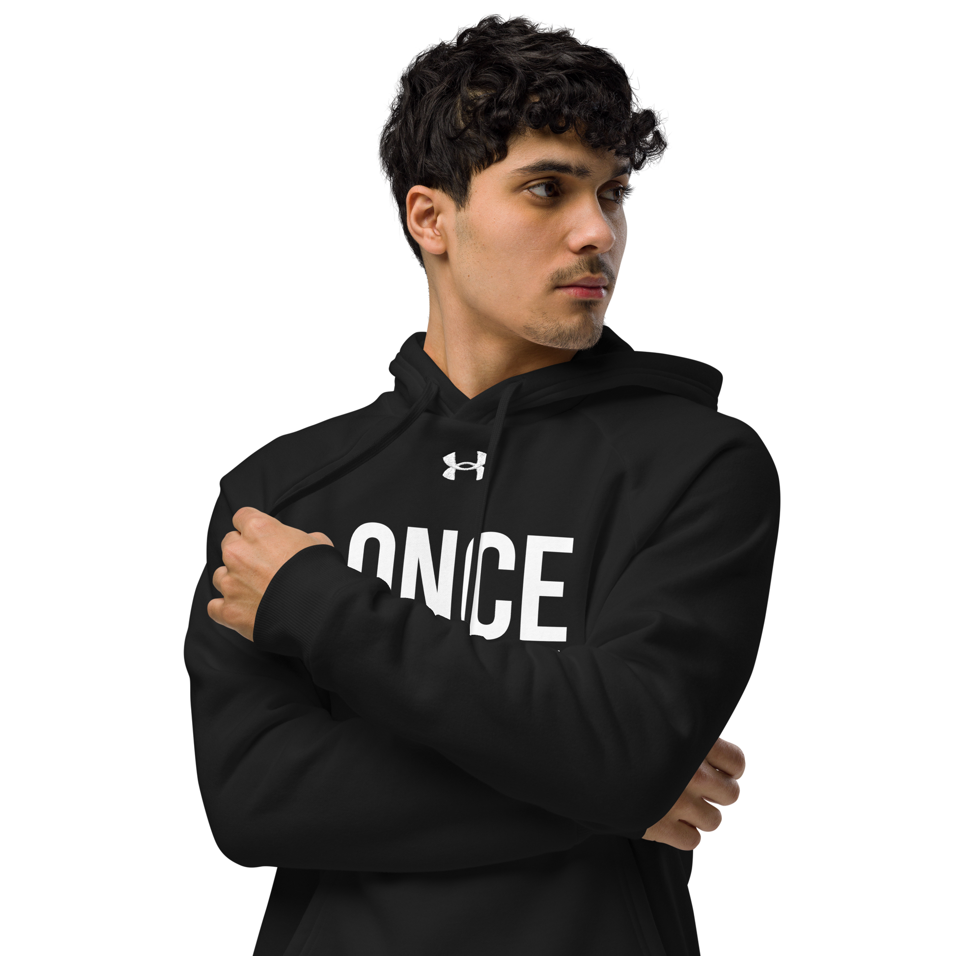 Under Armour® Hoodie Dark Color - Once and for All - BeFaithinStyle.