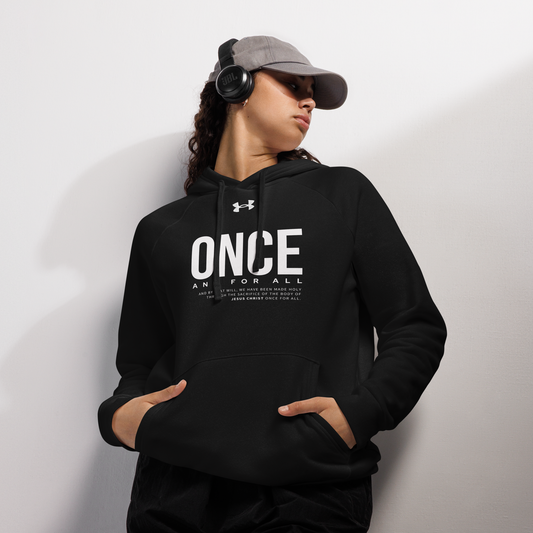 Under Armour® Hoodie Dark Color - Once and for All - BeFaithinStyle.