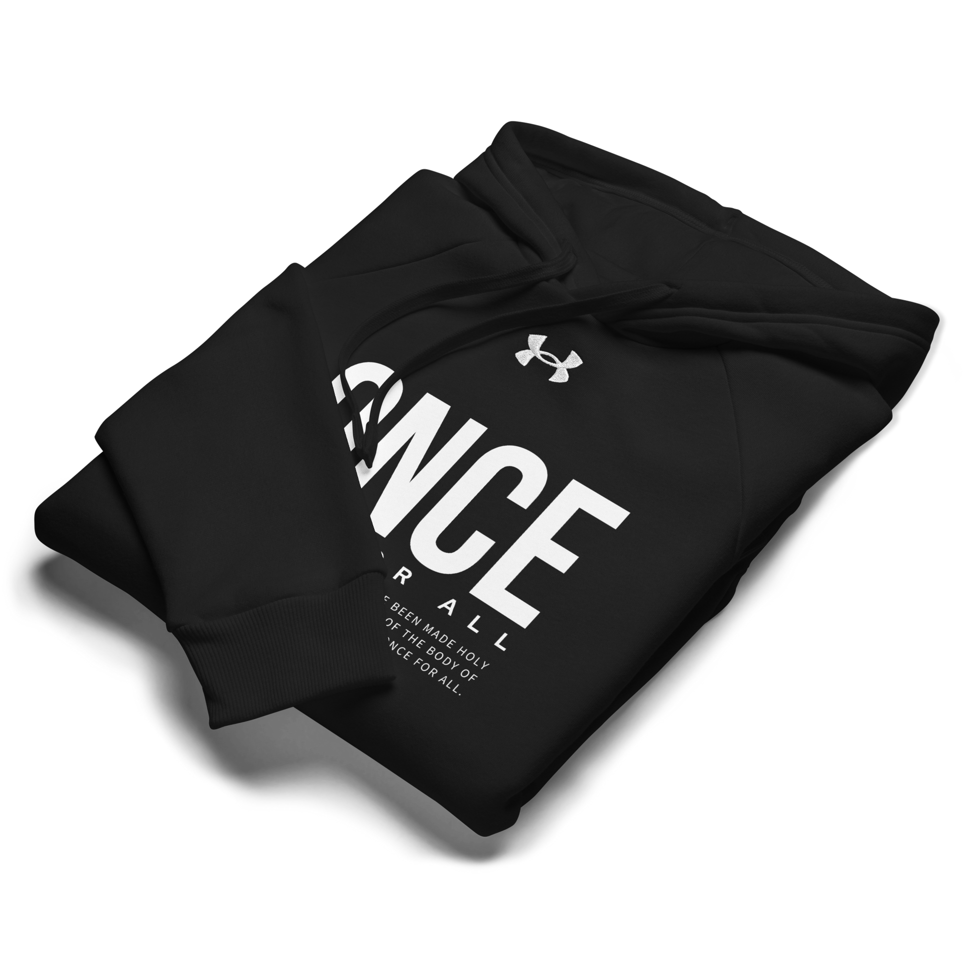 Under Armour® Hoodie Dark Color - Once and for All - BeFaithinStyle.