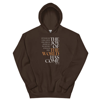 Unisex Hoodie - The Joy of the World Has Come - BeFaithinStyle.