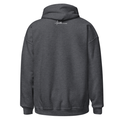 Unisex Hoodie Dark Color - Once and for All - BeFaithinStyle.