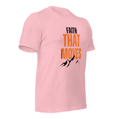 Unisex T-Shirt - Faith That Moves Mountains - ByFaithinStyle.
